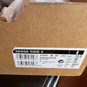 Salomon size 13 men’s sense ride 4